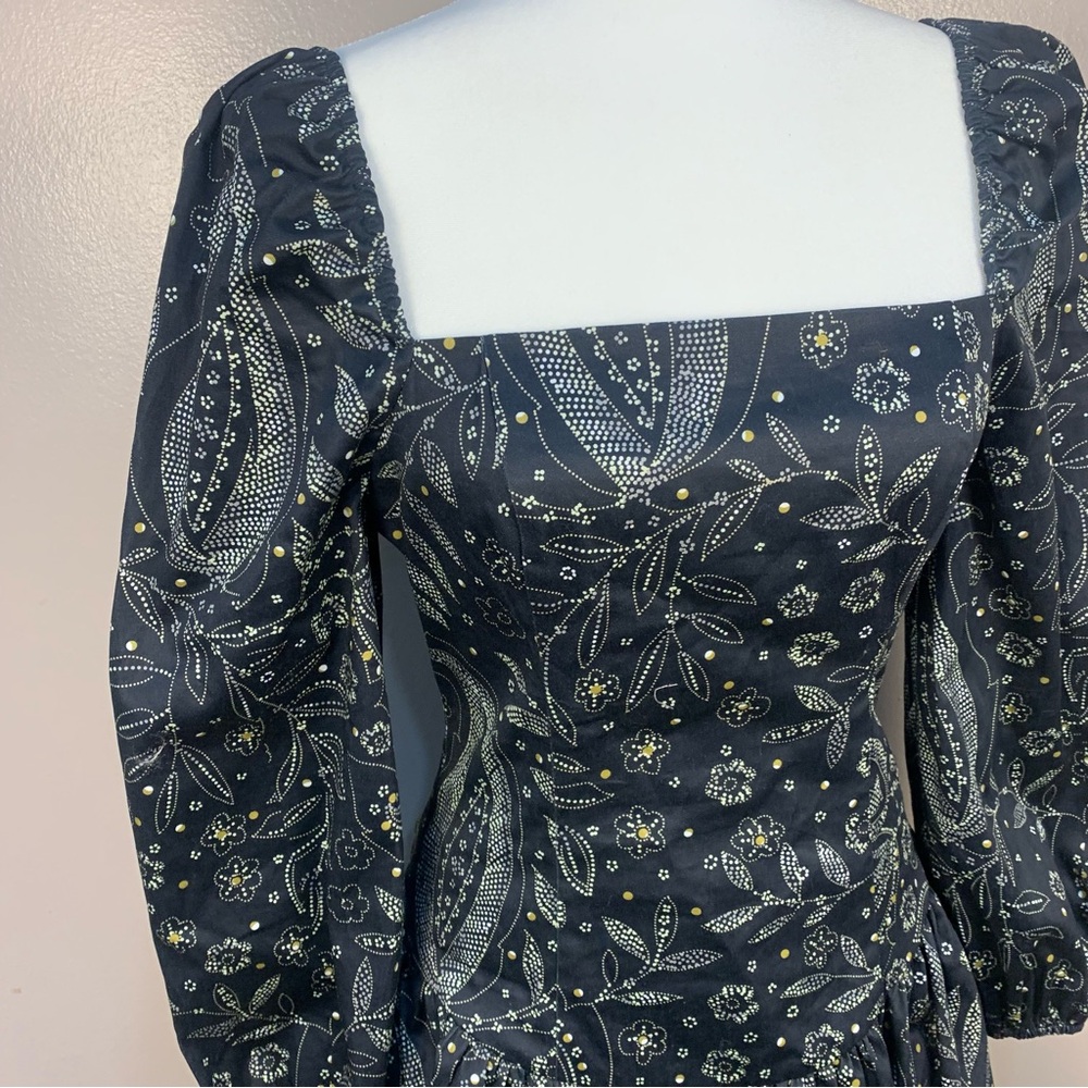 Maeve The Drop Waist Square Neck Mini Dress - Picture 2 of 15